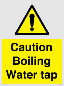 Caution Boiling Water Tap
